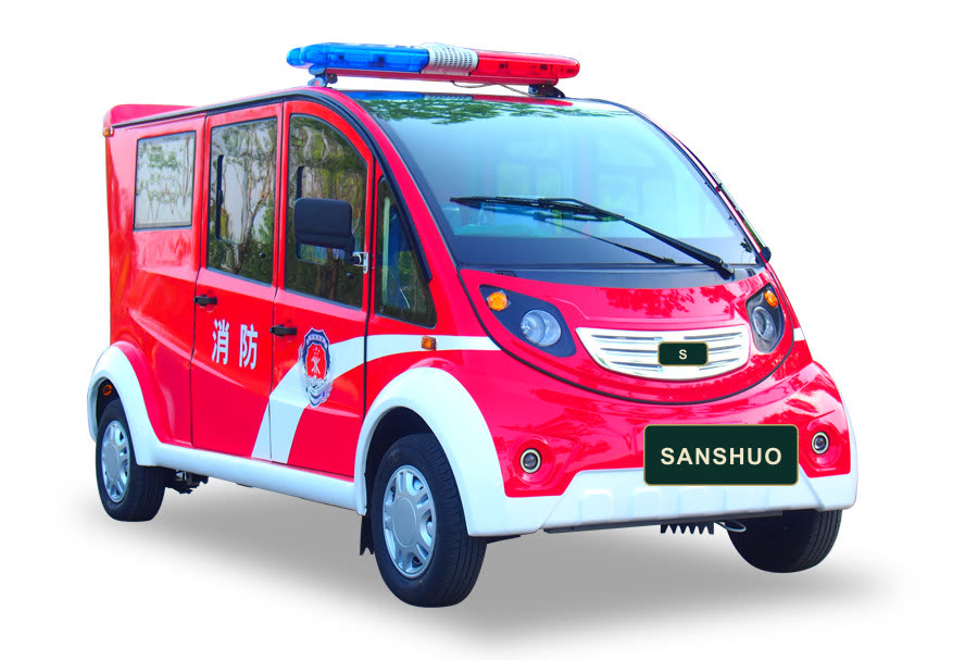 双排座电动消防车